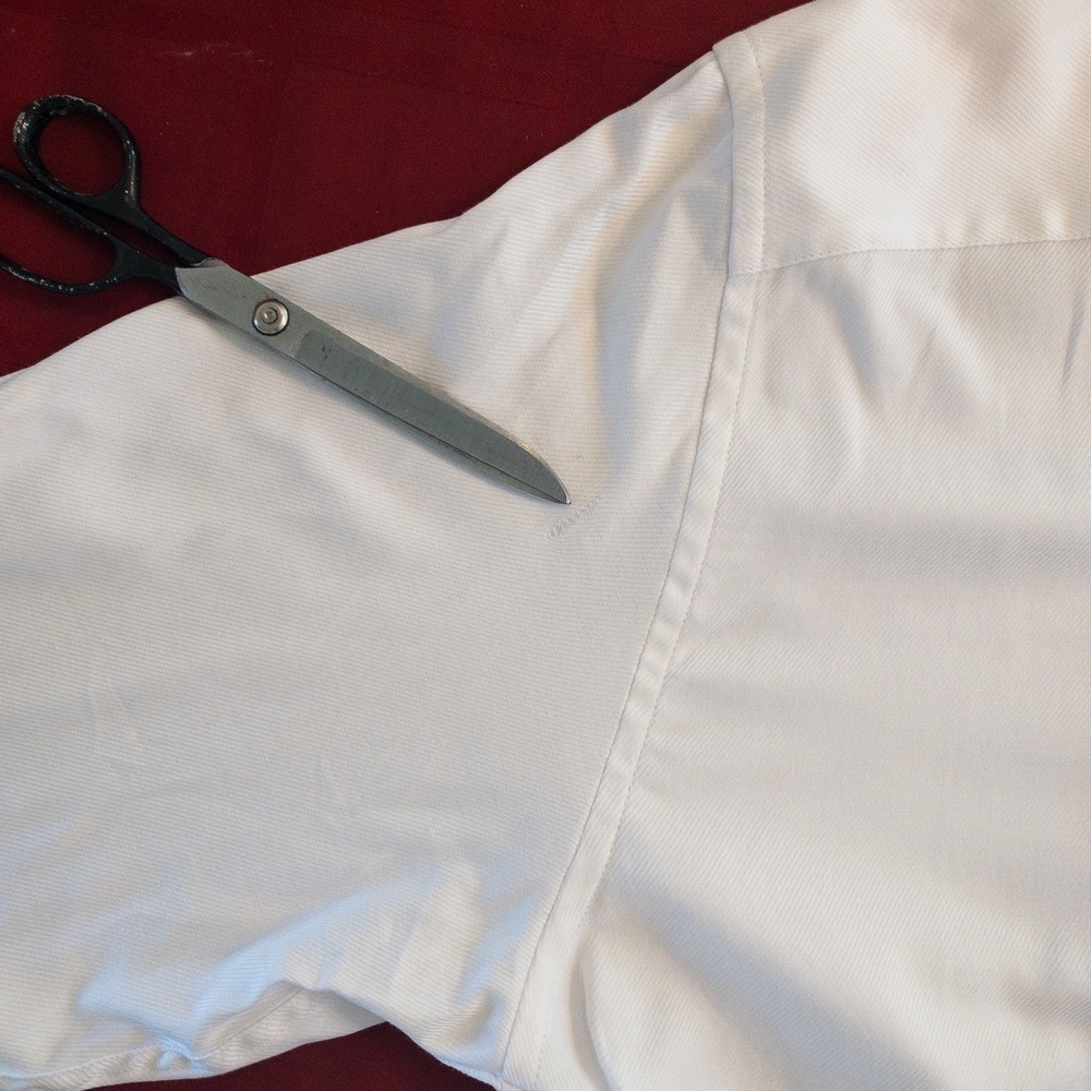 Stacy Adams Modern Fit White Dress Shirt 18 1/2 Neck 36 37 Sleeve 2XL READ - Picture 14 of 16